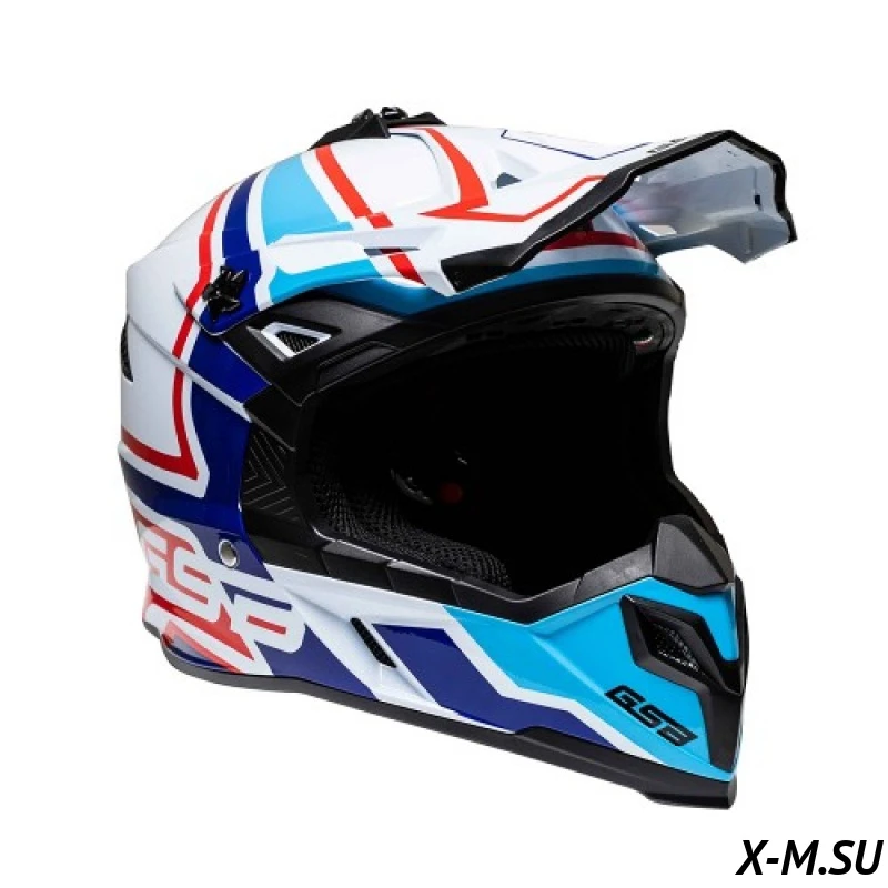 Шлем XP-20 MO Design Bianco/Blue/Rosso (1.1) Шлем XP-20 MO Design Bianco/Blue/Rosso (1.1)