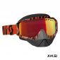 Очки HUSTLE SNOW CROSS black/fluo orange amplifi