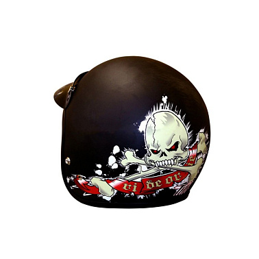 Шлем "THH" T-380 MATTE (с черепом)